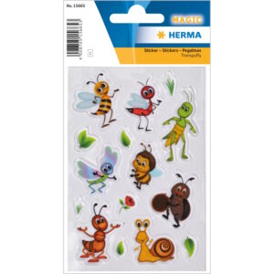 Herma 15665 öntapadó matrica Rovarok