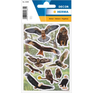 Herma 15685 öntapadó matrica Ragadozómadarak