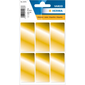 Herma 15285 öntapadó címke arany 26x54mm